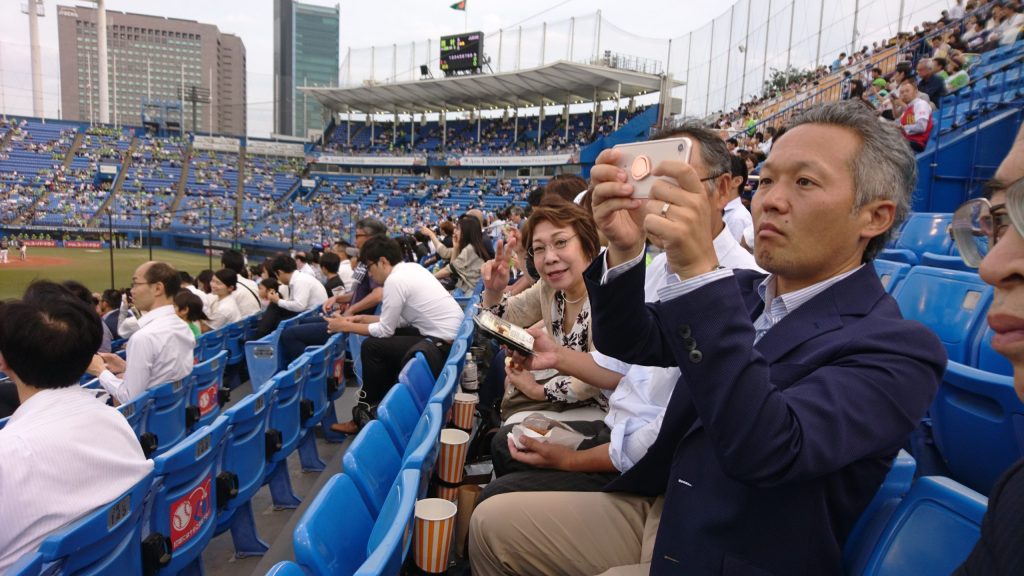 2018年6月神宮球場野球観戦